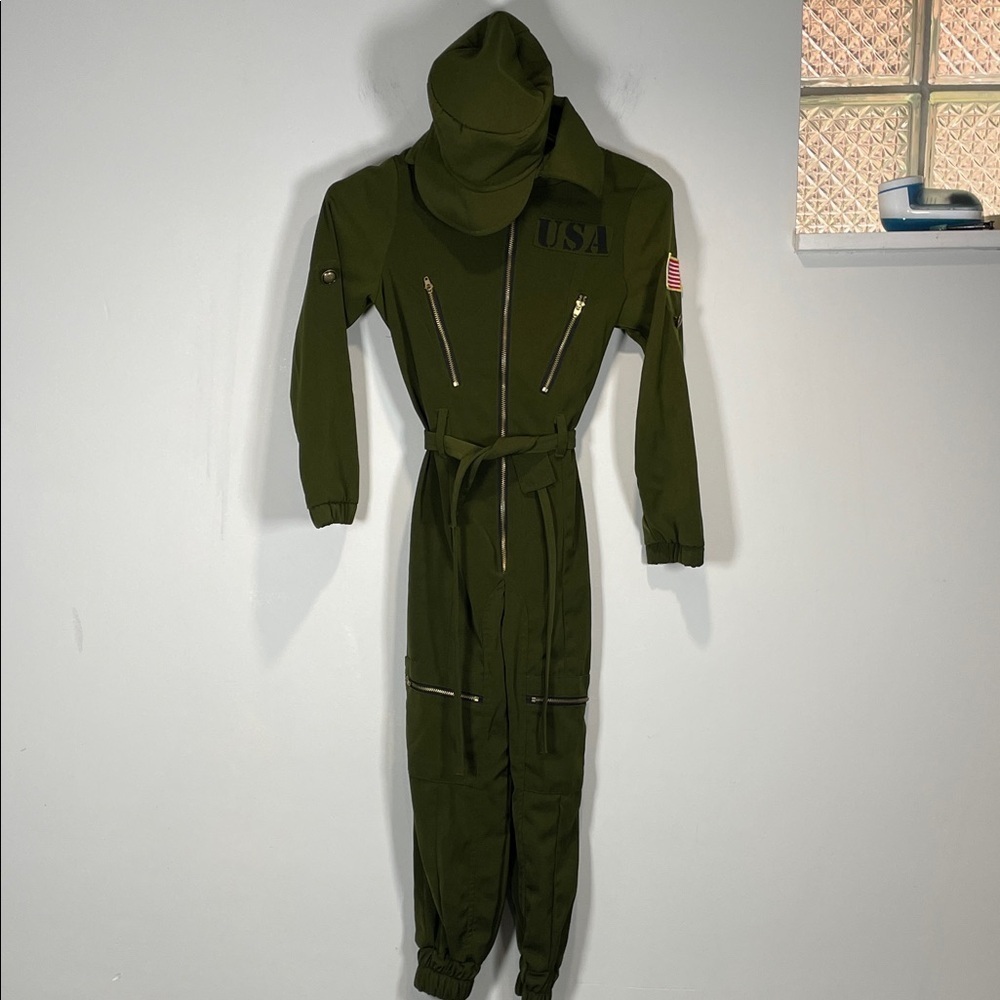 Kids Halloween Military Costume with Hat included